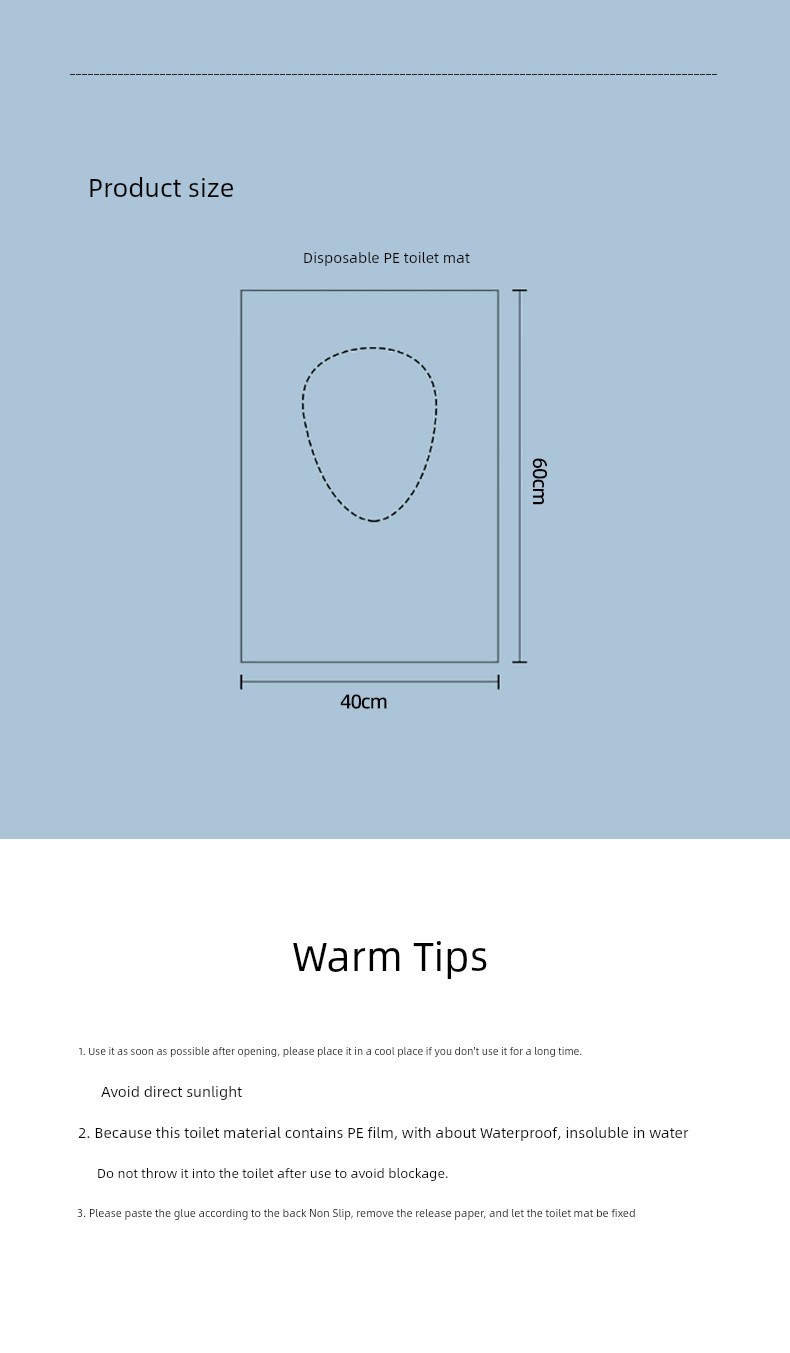 Portable Disposable Toilet Seat Covers for Travel