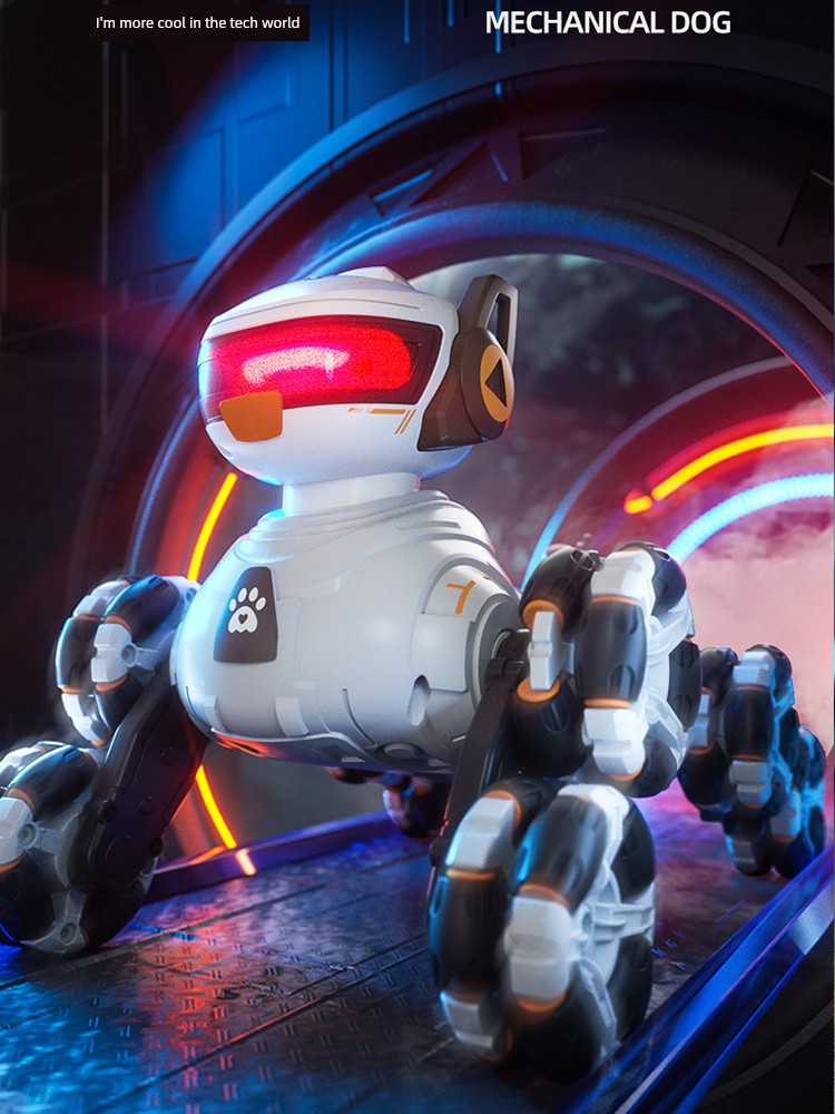Eight-Wheel Robot Dog Intelligent Voice Stunt Car Remote Control Gesture Sensor Climbing Deformation Kids Baby Electric Toy