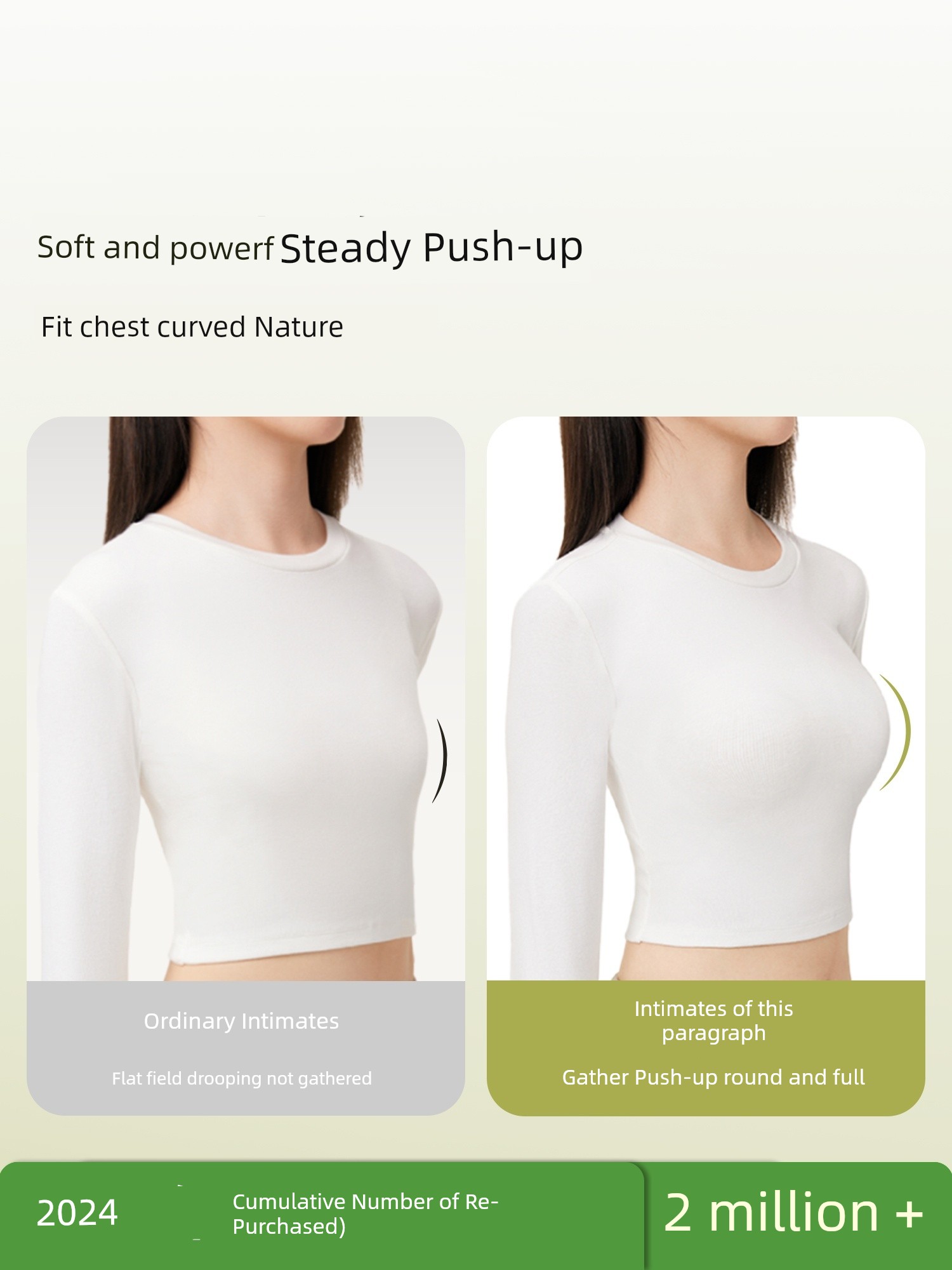 Secretworld Intimates Women's Small Chest Push up Comfort Seamless 2025 New Arrival Push-up Soft Support Bra