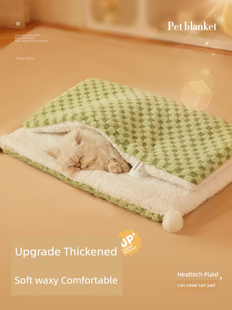 Pet Blanket Cat Blanket Winter Heattech Sleep Mattress All Year Round Neutral Cat Pad Dog Mat Pet Supplies