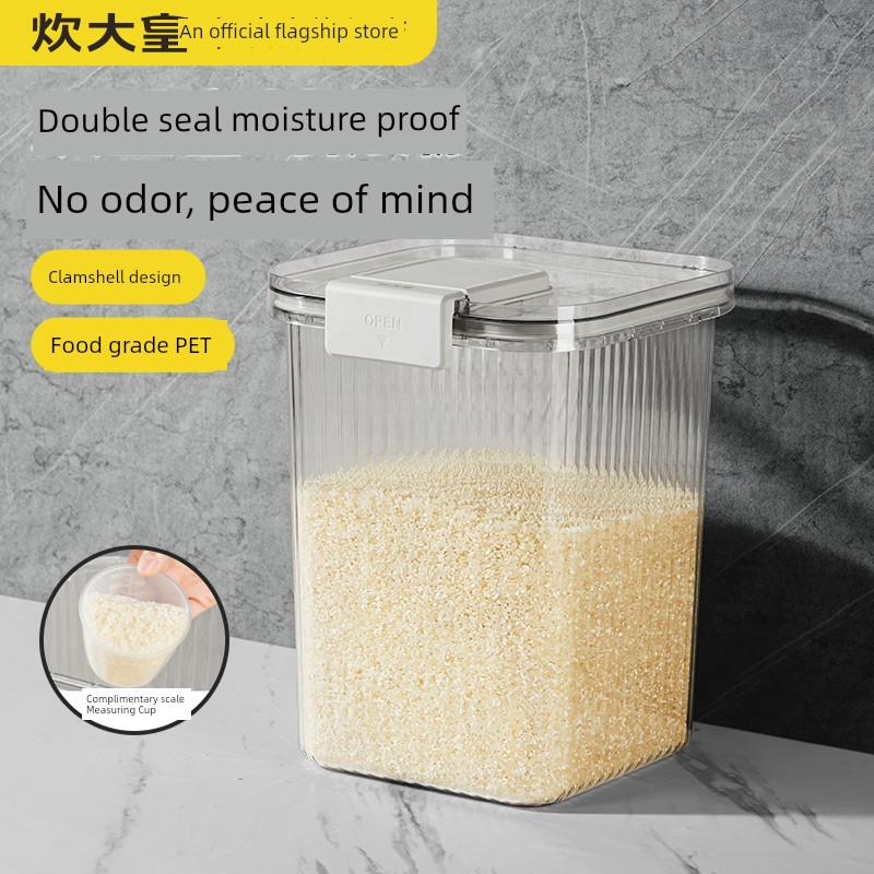 Cooker King Storage Tank Food Grade Coarse Cereals Seal Rice Bucket