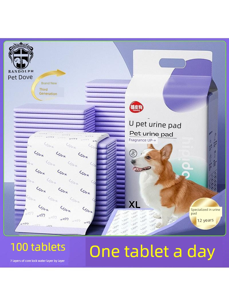 Hippie Dog Urinal Pad for Pet Dog Diapers Thickened Deodorant Dog Baby Diapers Cat Hydrophilic Pad Teddy Rabbit Diapers