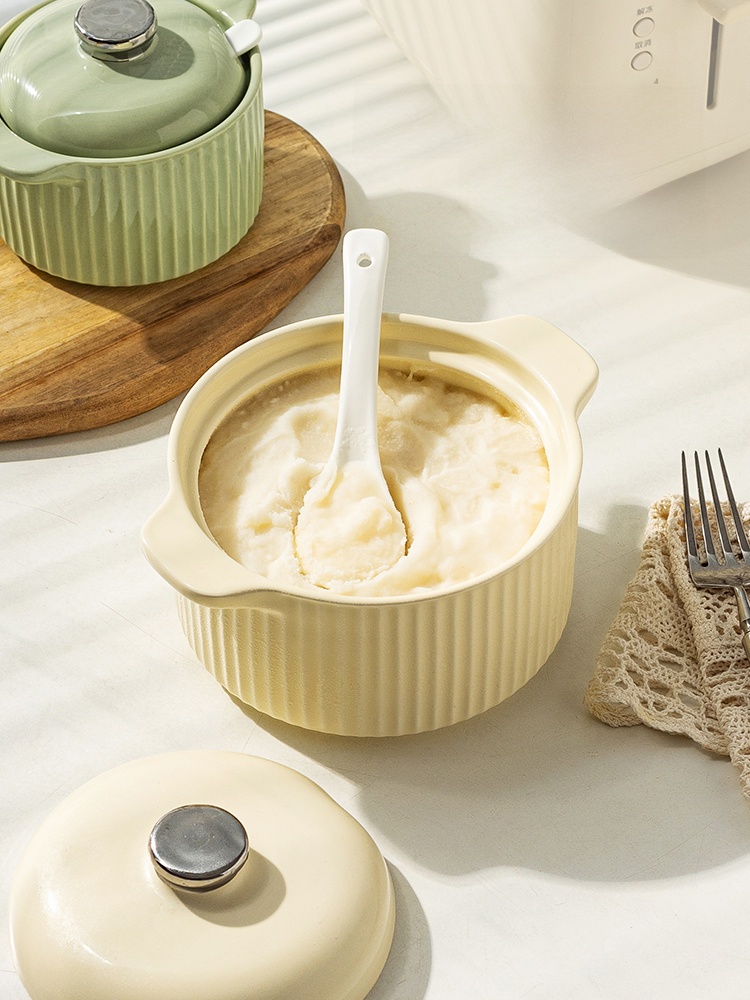 Modern Housewife Lard Jar High Temperature Resistant Ceramic Seasoning Jar Kitchen Red Chili Oil Pepper Oil Special Jar