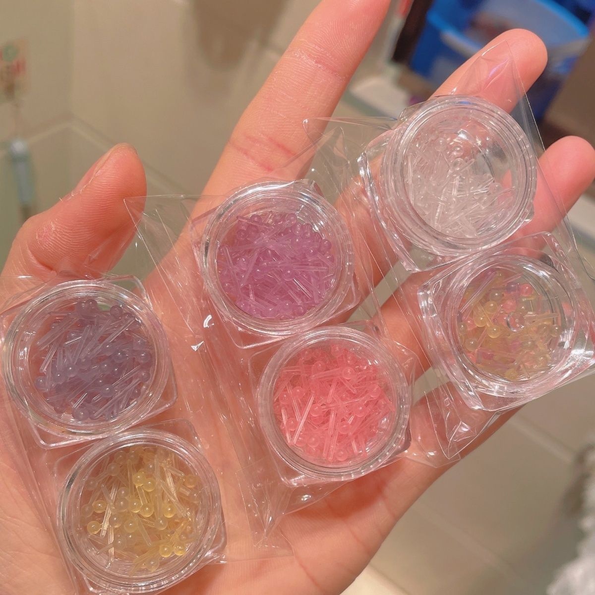 Anti-Inflammatory and Anti-Allergic Plastic Sterile Invisible See through Ear Bar