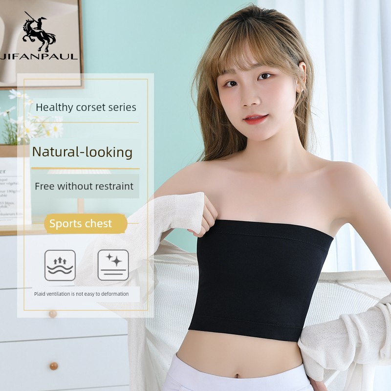 Corset Underwear Corset Half Body Breast Shaping Flat Chest Tube Top Bandage Wrapped Chest Natural-looking Body Shaping Sports Vest for Women