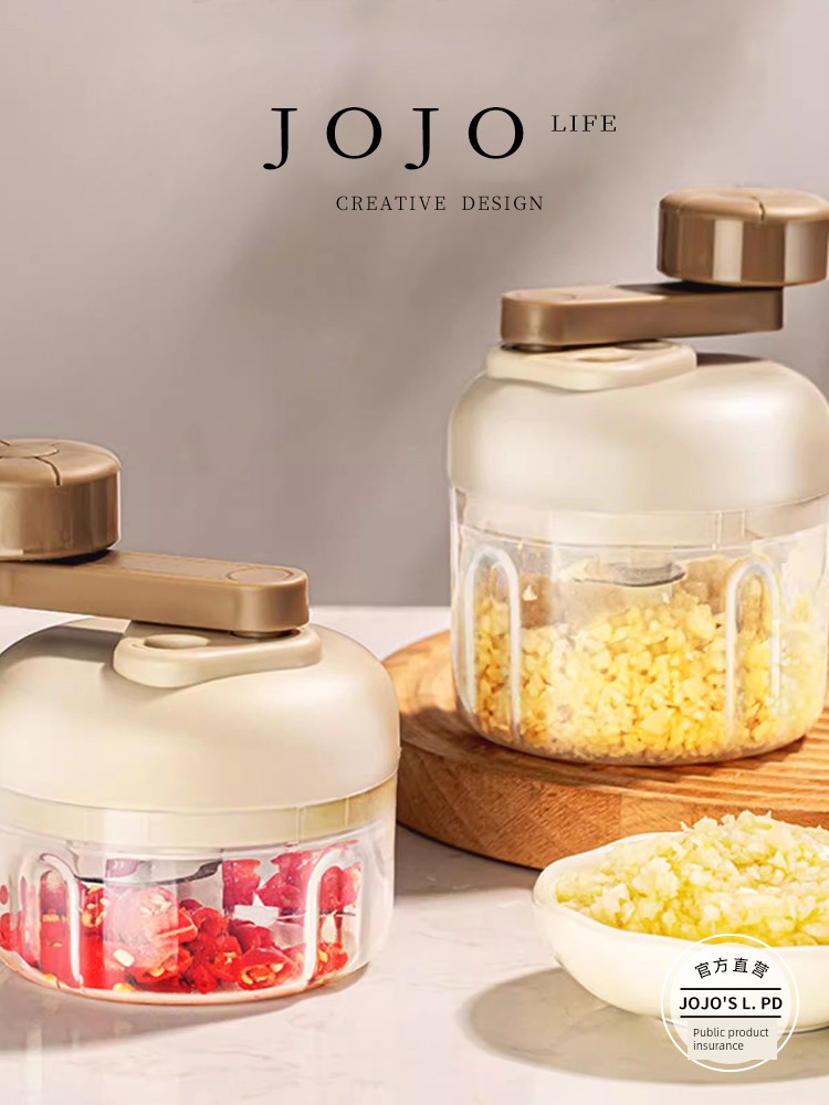 Jojo's L. Pd. Retriever. Manual Garlic Puree Handy Gadget Garlic Small Hand Pull Garlic Press | Golden Retriever