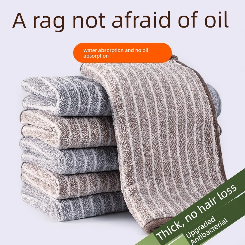 Cleaning Cloth for Kitchen Dishcloth Oil-Free Easy-to-Clean Towel Absorbent Lint-Free For Home Tablecloth Cleaning Cloth