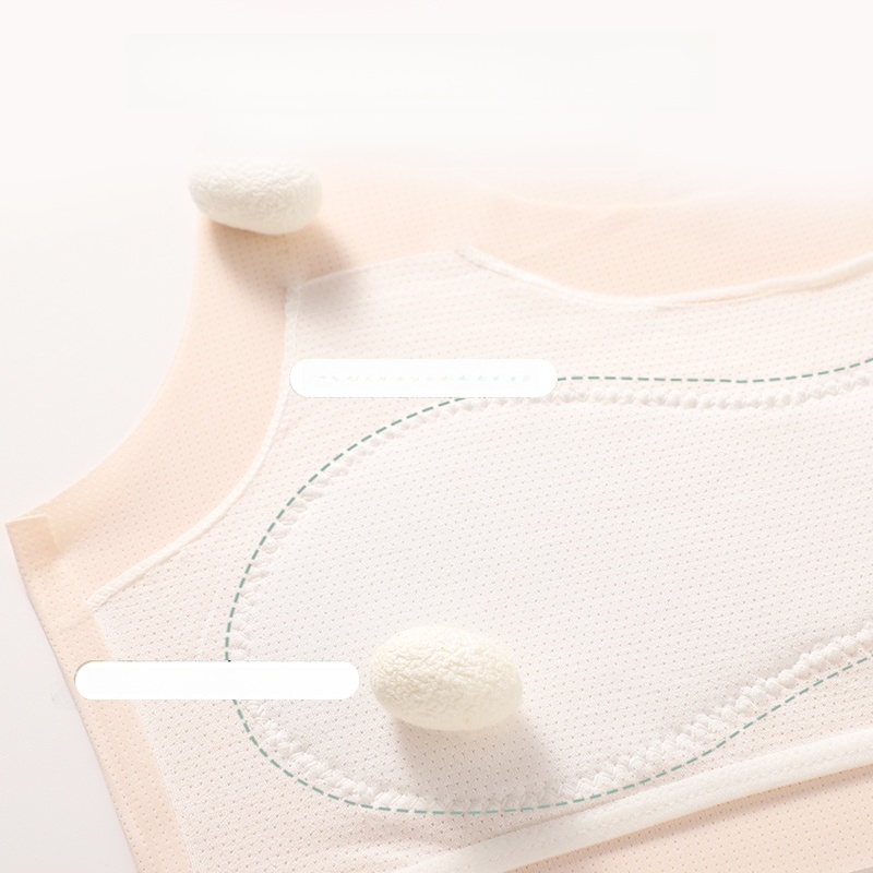 Girls' Underwear Developmental Primary School Students 10 Years Old 13 Kids Vest 11 Young Adult Ice Silk Girl Junior High School Nipple Coverage