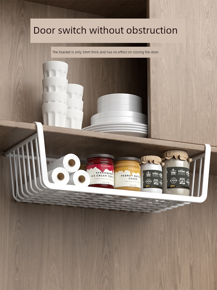 Kitchen Shelf Dormitory Storage Fantastic Cabinet Layered Hanging Hanging Basket Cabinet Wall Cupboard Lower Rack Storage Rack