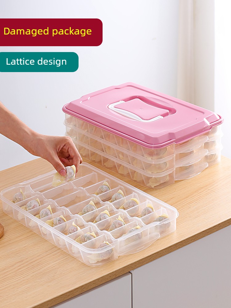 Special Refrigerator Quick-Frozen Wonton Compartment Dumplings Box