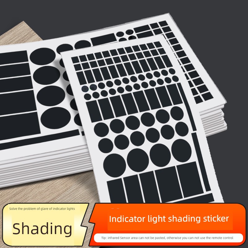 Shading Sticker Indicator Light Is Too Bright Shading Patch Air Conditioning Lamp LED Light Blackout Stickers Power Indicator Light Anti-Piercing Eye