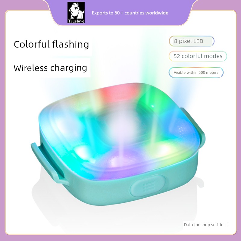 Truelove Dog LED Light Pet Night Walking Dog Light Anti-Lost Light-Emitting Pendant Lost Night Running Light Supplies
