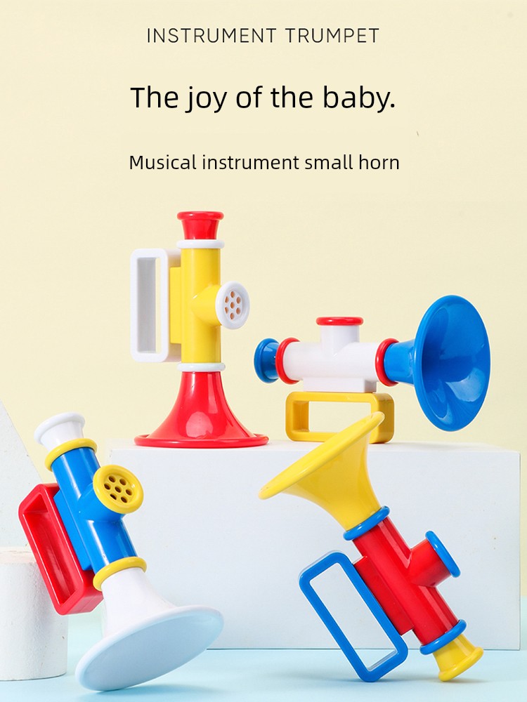 Small Horn Kids Toy Baby Baby Blowing Music Blowing Musical Instrument Girl Harmonica Boy Can Blow Whistle Whistle