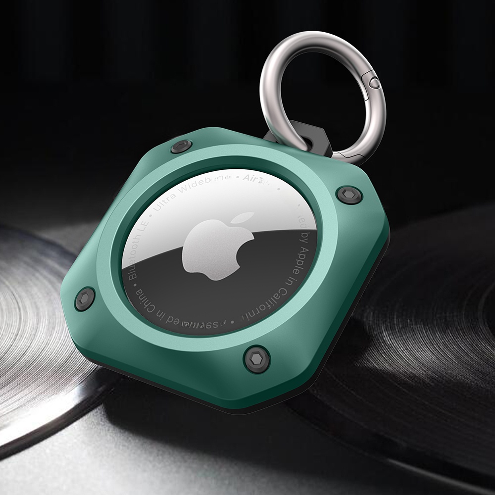 Airtag Protective Case Minimalist for Apple Anti-Loss Alarm Device Positioning Airtags Shell Storage Box Drop-Resistant Protective Case