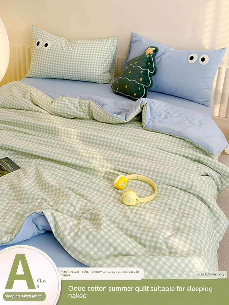 Summer Air Conditioning Duvet Summer Blanket Four-Piece Set Dormitory Students Single Thin Duvet Duvet Insert Kids 2025 New Arrival Summer Quilt