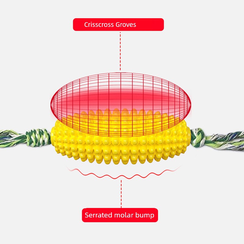 Limpieza de dientes, perro mediano y grande, gadget práctico de autoelevación, mascota