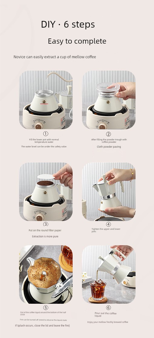 Mongdio Moka Pot - Brew Espresso at Home