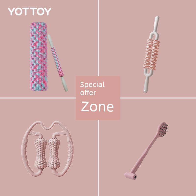 [Special Area] Leg Slimmer Spiked Club Ring Clip Calf Multi-Function Massage Muscle Relax Bubble Axis