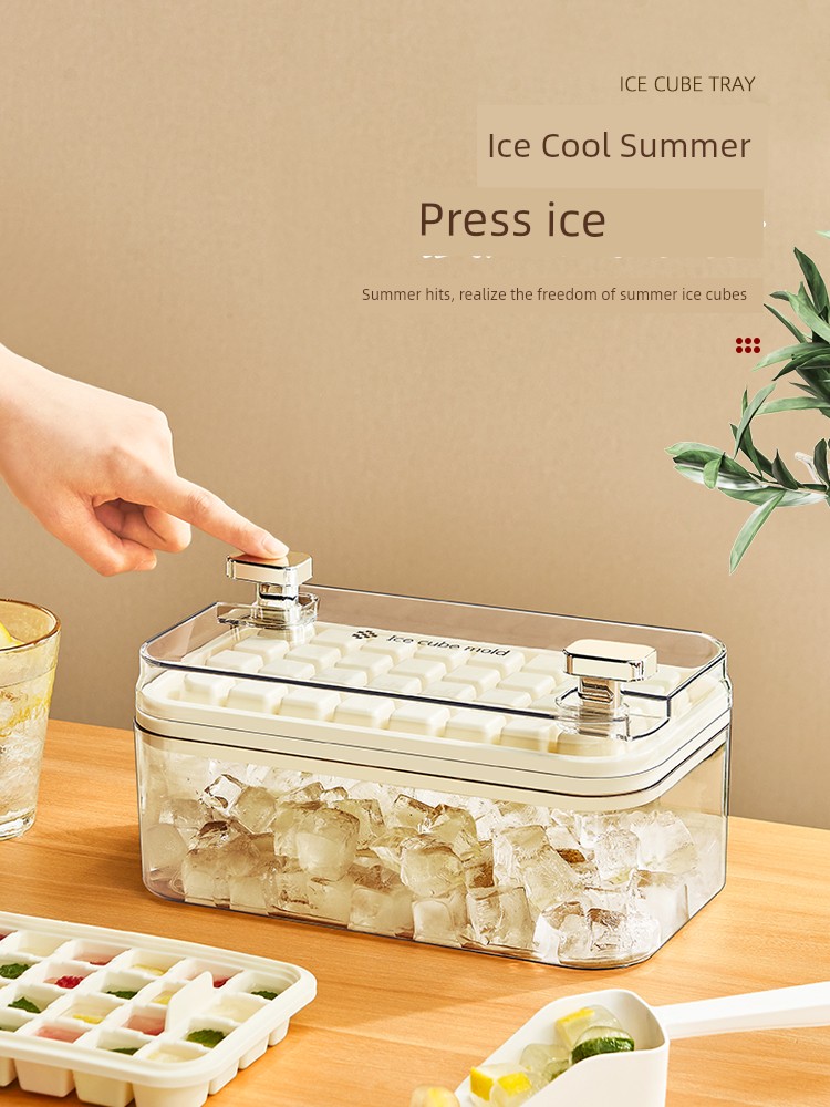 Food Grade Press Household Ice Cube Mold