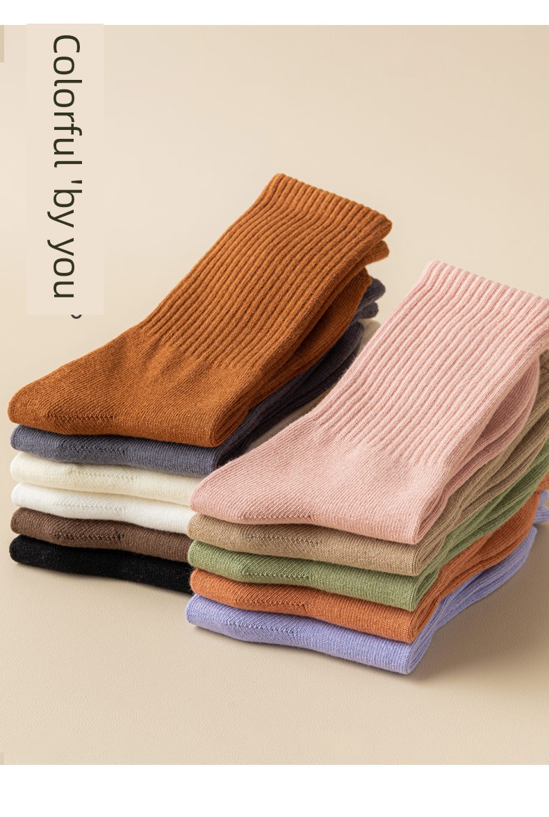 Cozy Shark Print Cotton Sports Socks for Women