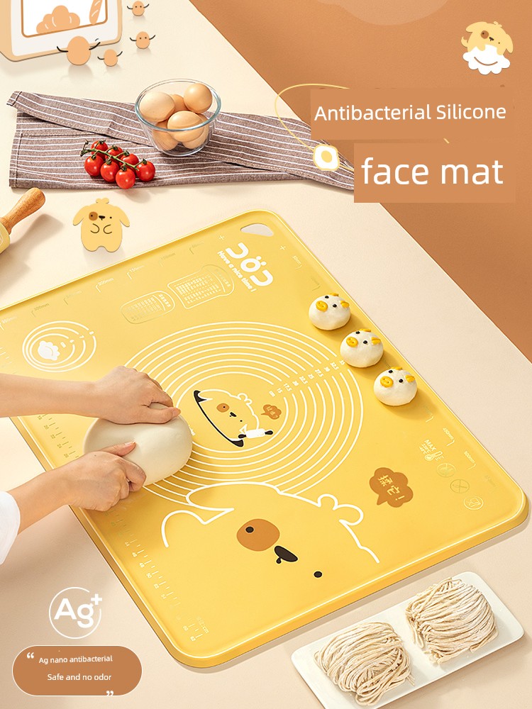 Silicone Dough Kneading Thickened Food Grade Pad Panel For Home Heatproof Baking Large Baking Mat Dough Rolling Pad Chopping Board