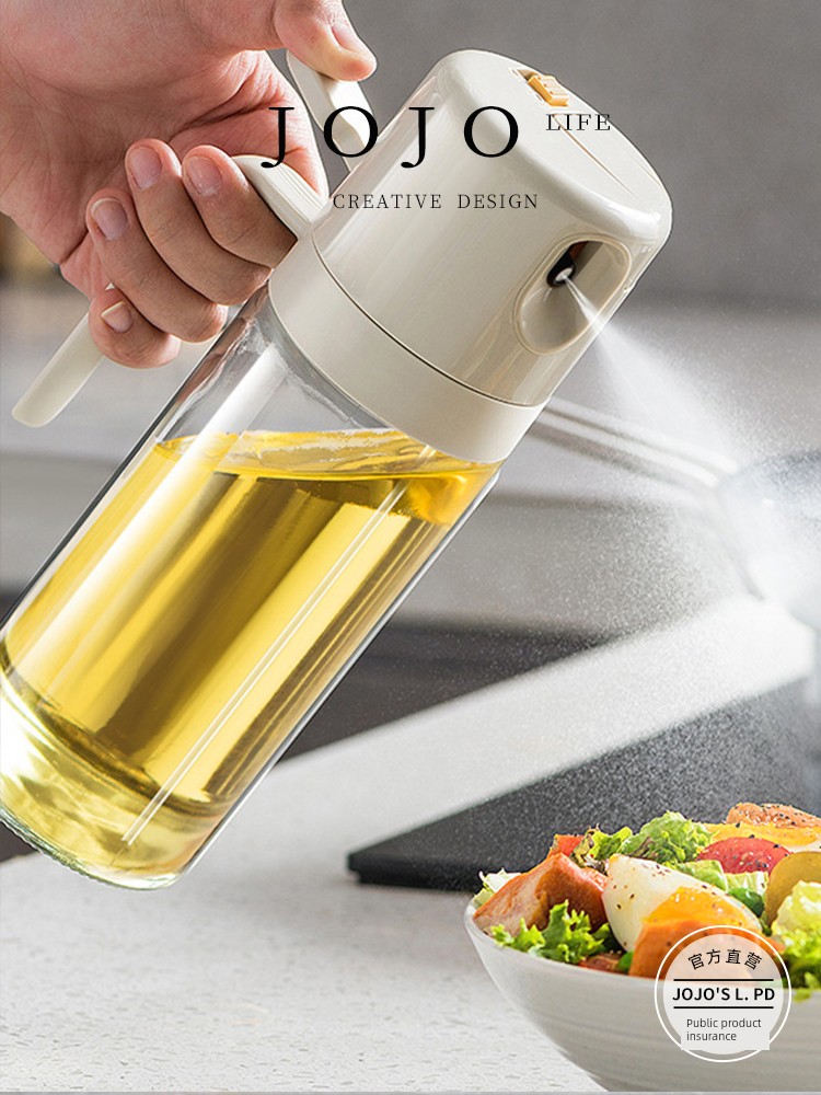 Jojo's L. Pd. Mr. Grocery. For Home Spice Jar Dual-Purpose Spray Oil Bottle Jar Anti-Leakage | Trough Head