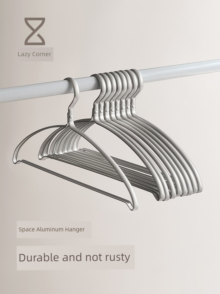 Lanjiaoluo Aluminum Alloy Storage Thickened Classy Hanger