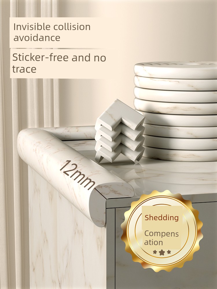 Marble Color Bumper Strip Kids Environmental-Friendly Non-Toxic Baby Protection Bar Corner Soft Edge Baby Table Window Bump
