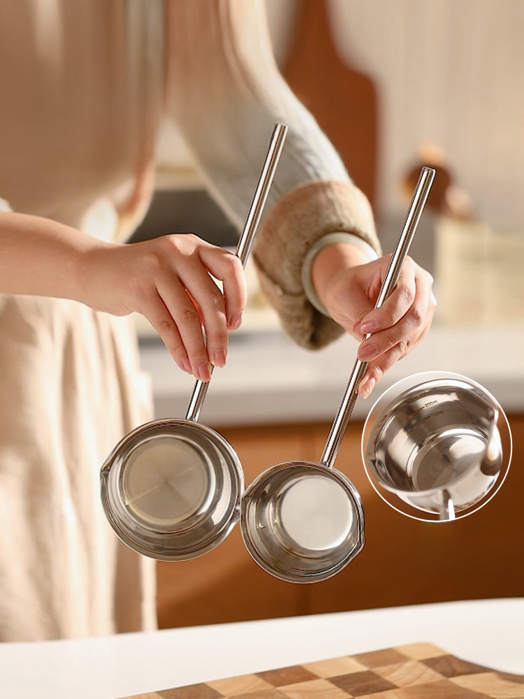 Modern Housewife Mini Long Handle Oil Spoon Stainless Steel