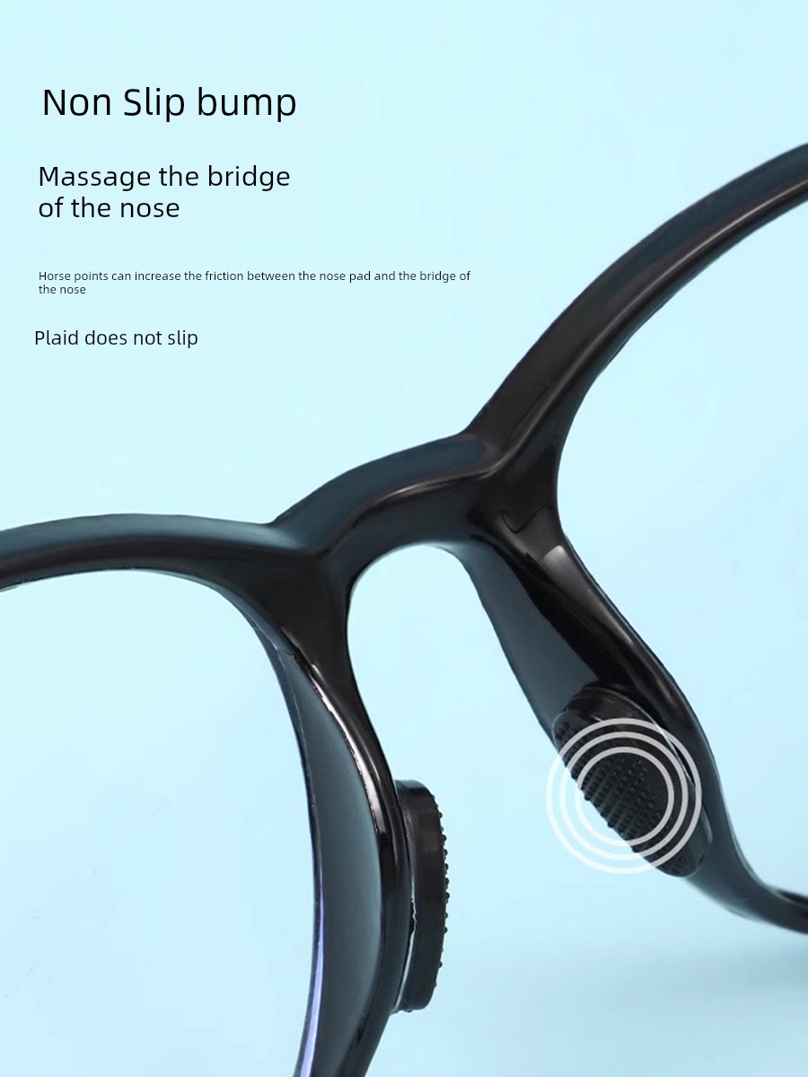 Particle Massage Glasses Nose Pads Silicone Air Bag Nasal Sticker Height Increasing Non-Slip Plate Glasses Sunglasses Anti-Fall