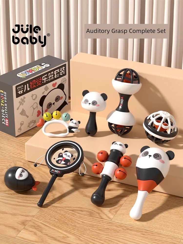 Baby Toys 0 1 Year Old Handbell Baby 3 to 6 Months Old Sand Hammer Rattle Drum Newborn Toddler Biteable