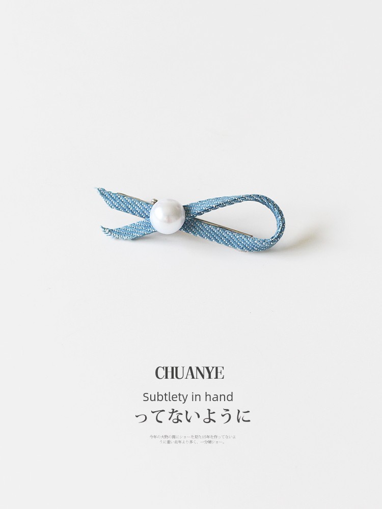 Kawano Side Hairpin Little Clip Pearl Bows