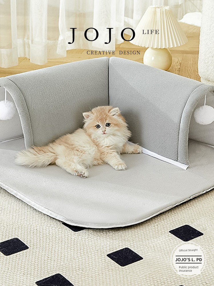 Jojo's L. Pd. Mr. Grocery. Pet Bed Super Large Self-Hi Play Cat Nest Cat Tunnel | List