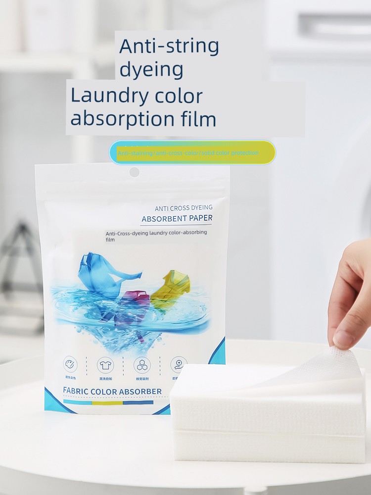 Mixed Washing Anti-String Color Laundry Sheet Clothes Clothing Anti-Dyeing Masterbatch Washing Machine Color Separation Paper Color Absorption Tissue Laundry Paper