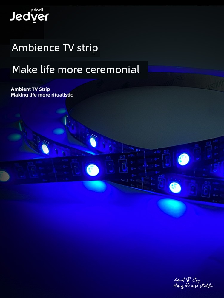Extra Bright LED Light Bar Jedewell Light Strip Self-Adhesive Sensor Wireless Welding-Free Living Room TV Background Light Strip USB