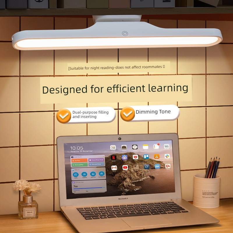 Mirror Front Lamp Led Bedside Lamp Eye Protection Reading Wall Lamp Lighting Table Lamp Wiring Free Bench-Shaped Wall Lamp Rechargeable