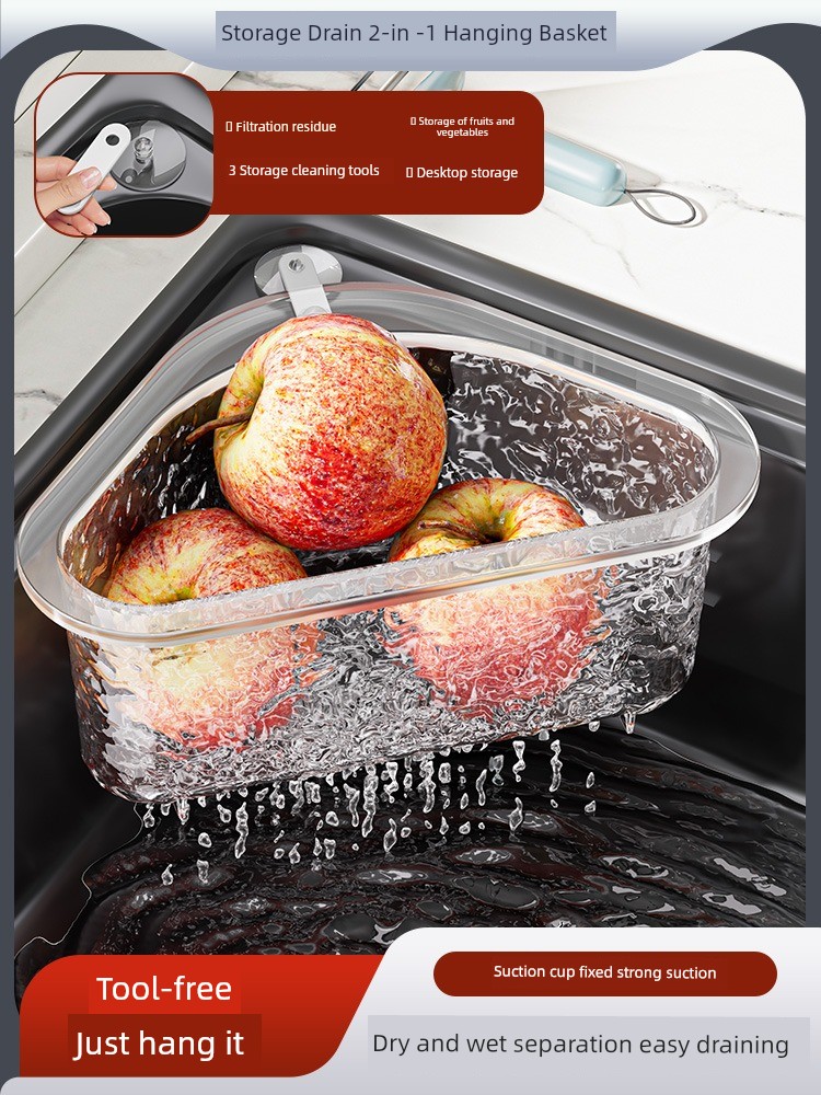 Sink Drain Basket Kitchen Sink Dish Washing Kitchen Waste Draining Drain Leftovers Filter Basket