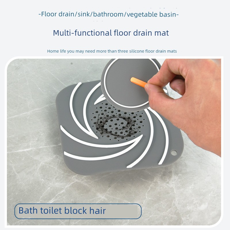Deodorizing Filter Floor Drain Odor Preventing Pad Silicone Kitchen Toilet Toilet Toilet Balcony Filter Deodorant Floor Drain Cover