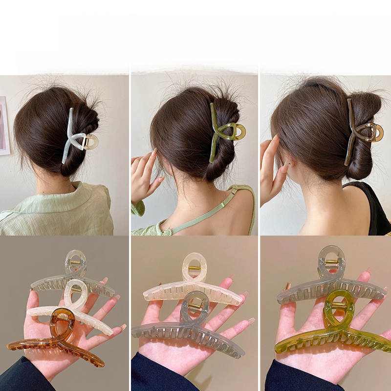 Barrettes Large Summer Elegant Shark Acrylic Headwear