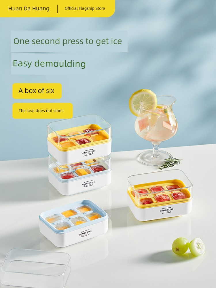 Cooker King Ice Cube Mold Ice Cube Ice-Cream Mould Popsicle Ice Cream For Home Edible Silicon Ice Maker