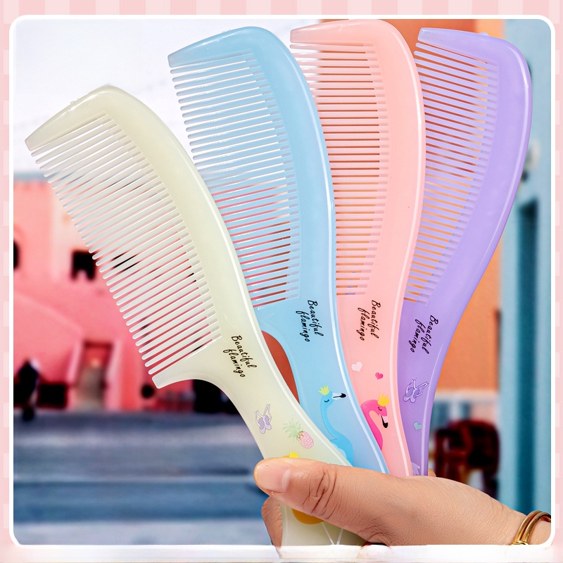 Dense Gear Cartoon Non-Knotted Cleaning Care Hairdressing Comb