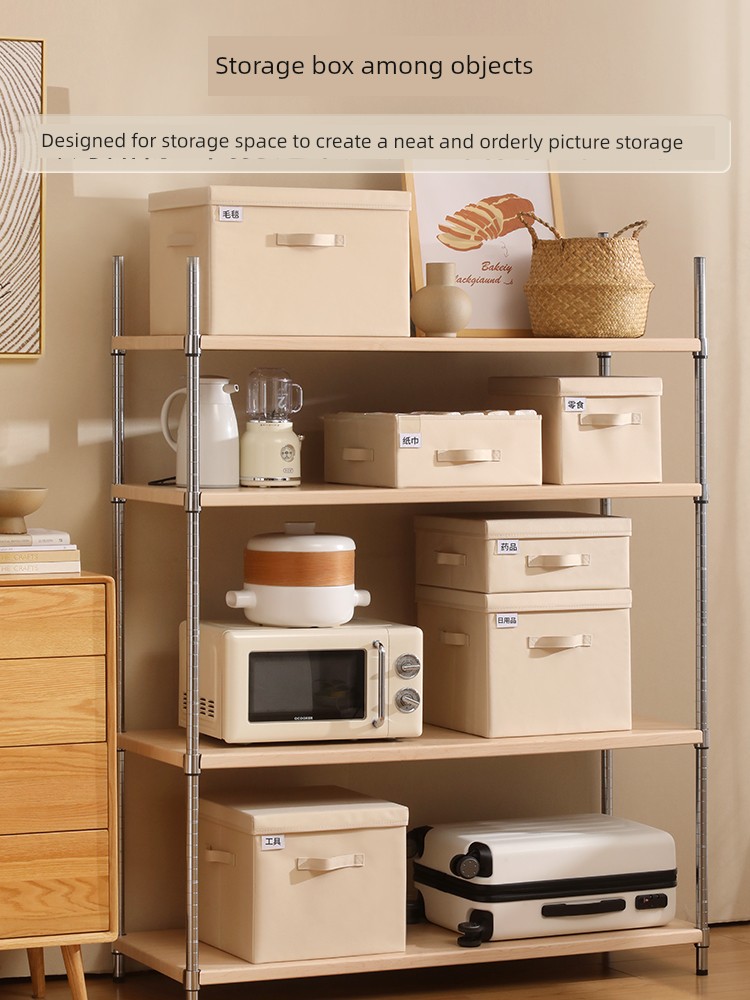 Multi-Functional Storage Box with Vertical Assorted Toys Storage Rack