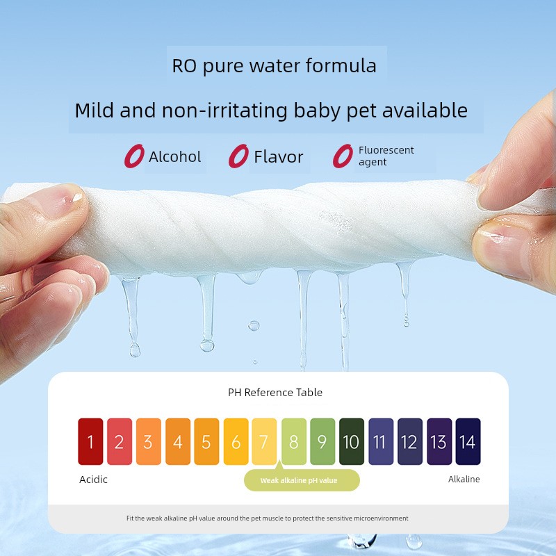 New Arrival Hippie Dog Pet Dog Special Wet Toilet Paper 60 G40 Pumping Cat Cleaning Wipes Toilet Special Wet