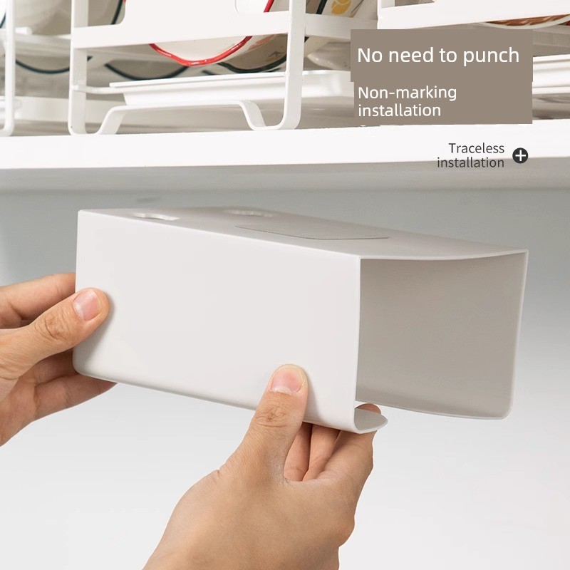 Bathroom Kitchen-Free Toilet Punch-Free For Home-Drawer Jujiajia Paper Box Wall-Mounted Tissue Box Storage Box
