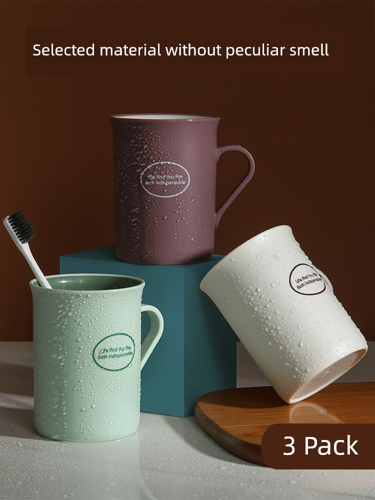 Mouthwash Cup Cup Toothbrush Mouthwash Cup Tooth-Cleaners Toothbrush Cup Suit Cup Tooth Mug Internet Celebrity Kids Ins Style