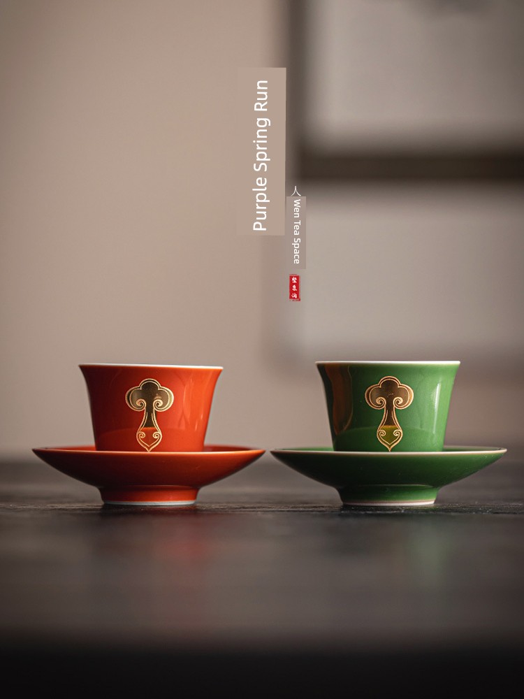 Jojo's L. PD Ziquan Jian · Tea Set Tea Cup Master Cup Porcelain Tea Tasting Cup Handmade | Dust