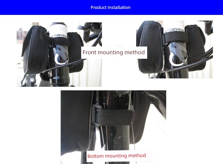 Waterproof Mountain Biking Front Beam Bag
