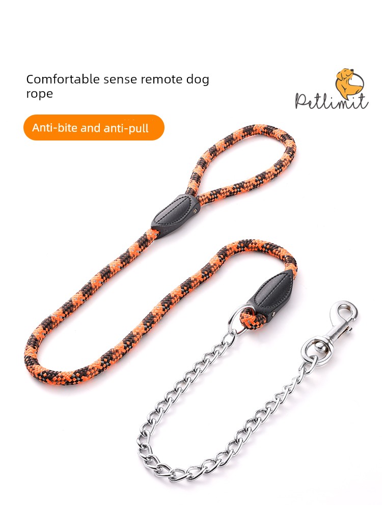 Dog Hand Holding Rope Dog Leash Dog Leash Outing Pet Supplies Small, Medium and Large Dogs Teddy Dog Leash Anti Breaking Loose