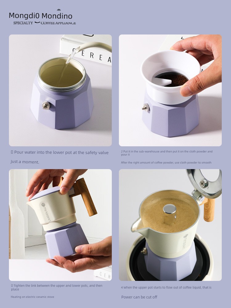 Moka Pot Espresso Maker - ماكينة قهوة اسبريسو موكا