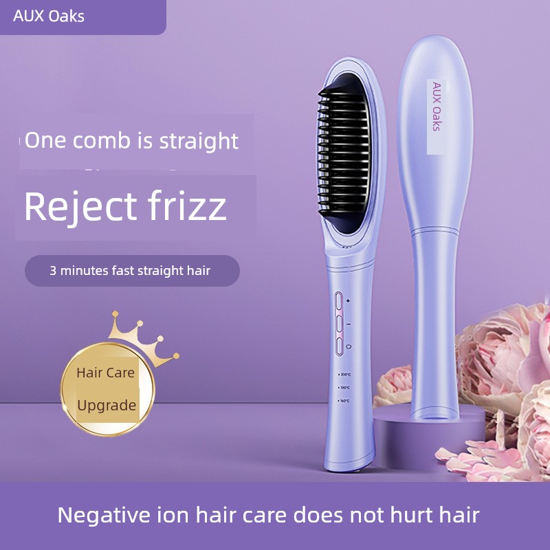 Ox Anion Straight Comb Does Not Hurt Hair Straight Roll Dual-Purpose Electric Comb Straightening Splint Hair Fantastic High Skull Top